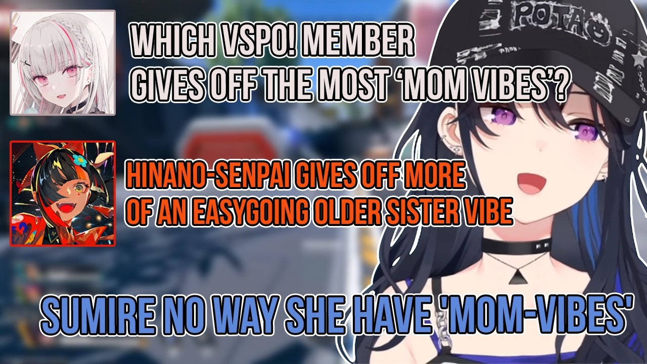 Which VSPO Members Give Off Mom Vibes?【Ichinose Uruha/Asumi Sena/Choya Hanabi/Vspo]