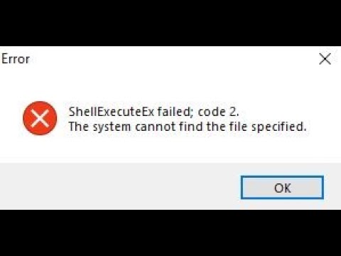 Ошибка «Shellexecuteex Failed» в Windows: как исправить