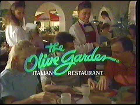 Olive Garden 1990 Youtube