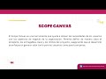 Scope Canvas: Herramienta Ágil y Visual