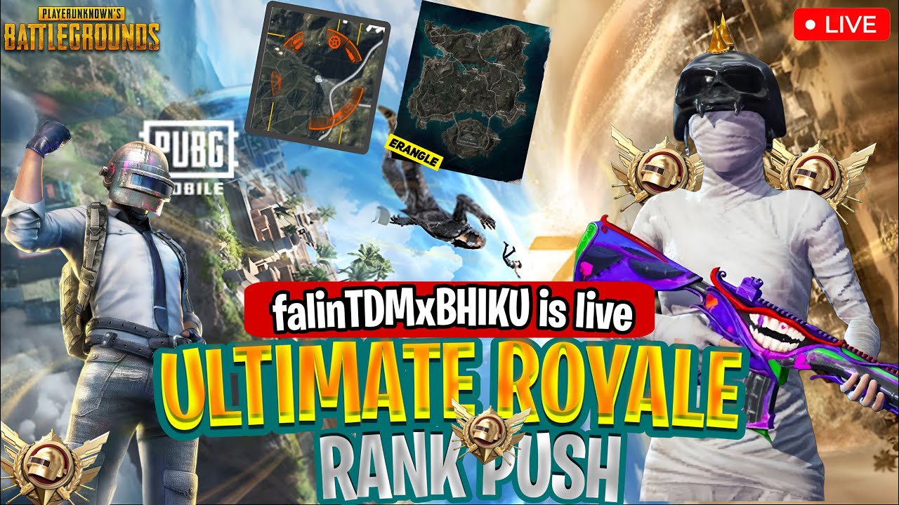 ULTIMATE ROYALE RANK PUSH | PUBG MOBILE | falinTDMxBHIKU | is LIVE ️🇵🇰 ...