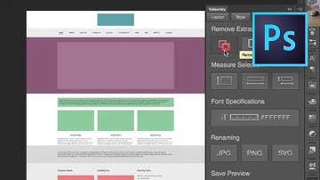 Makkelijk een Website maken met Velositey in Photoshop