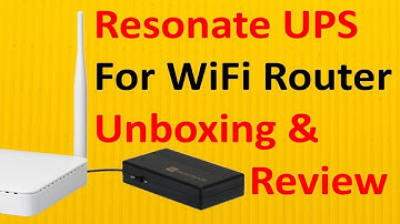 Resonate UPS Unboxing & Review ( For WiFi Router ) - 9 Tech Tips