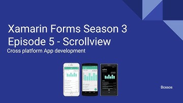 Xamarin Tutorial Season 3 Episode 5 ScrollView, Event, Animation