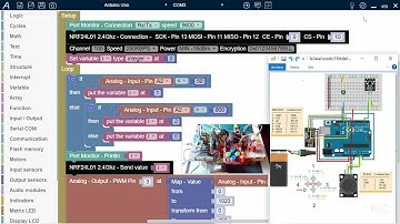 ArduBlock 3.0  Arduino ROBOT CONTROL: RF -   parte 2 de 2