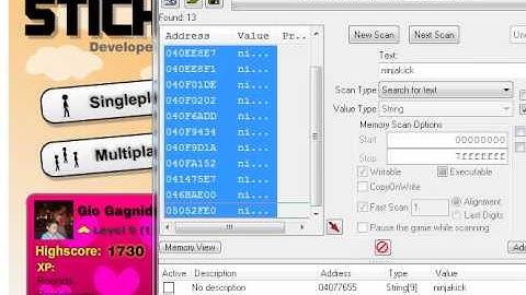 stick run cheat engine 6.4