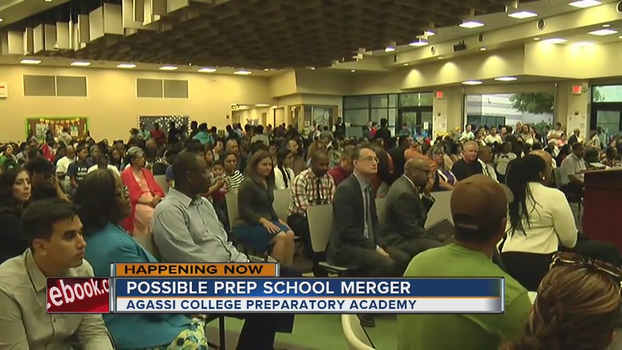 UPDATE: Meeting held on Agassi Prep possible merger - YouTube