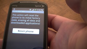 How To Restore An HTC Hero Android Smart Phone To Factory Settings