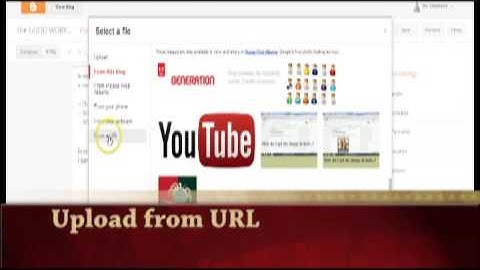 Importing Images into a Blogger Post