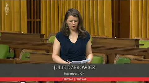 MP Julie Dzerowicz Tables a Petition on the Ban of Handguns and Assault Weapons