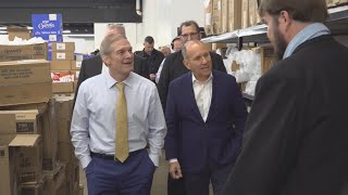Congressmen Lloyd Smucker and Jim Jordan visit Lancaster food pantry; urge Democrats to end shutdown