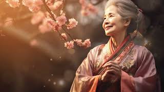 Chinese relax music with picture of calm old lady；中國古風音樂和慈祥的老人；Música relajante china