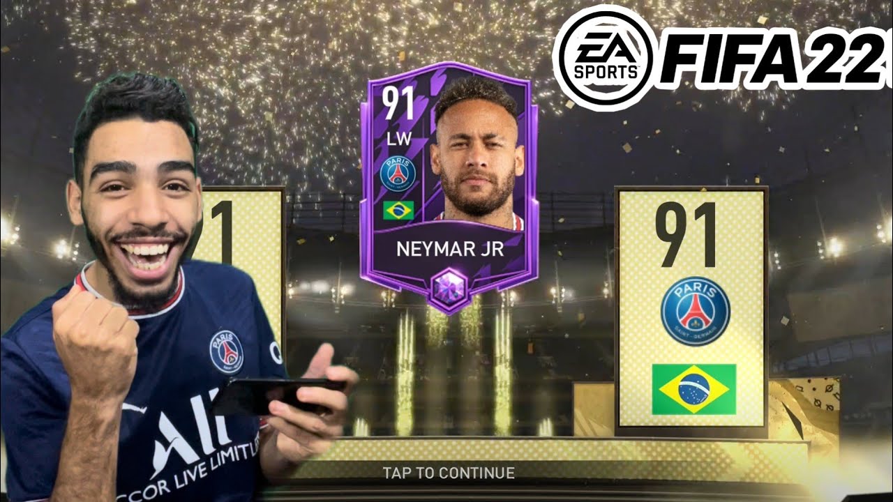 FIRST TRY OF FIFA 22 MOBILE 🔥 I GOT NEYMAR 🔥 