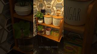 elevate ur  kitchen corner wth this amazing coffee tea corner #decor  #kitchendecor #life #hacks