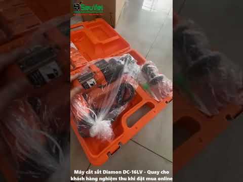Video Máy cắt sắt Diamon DC 16LV Quay cho khách hàng nghiệm... - youtube