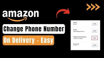 How To Change Phone Number On Amazon Delivery !