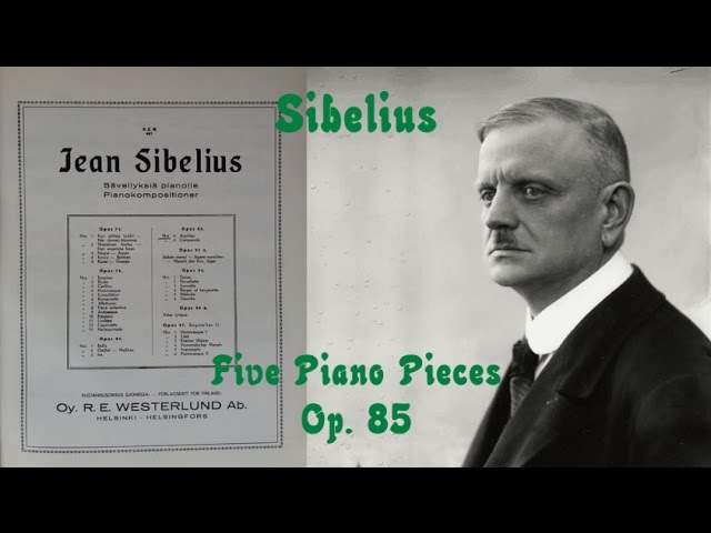 Sibelius - 5 Pièces op. 85 : Vladimir Ashkenazy, piano