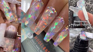 Modelones Polygel Tutorial: How to do “Easy Nails” at HOME (Products in description) #shorts #nails screenshot 3