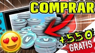 COMPRAR PAVOS en FORTNITE de NINTENDO SWITCH Y CONSEGUIR 550 GRATIS