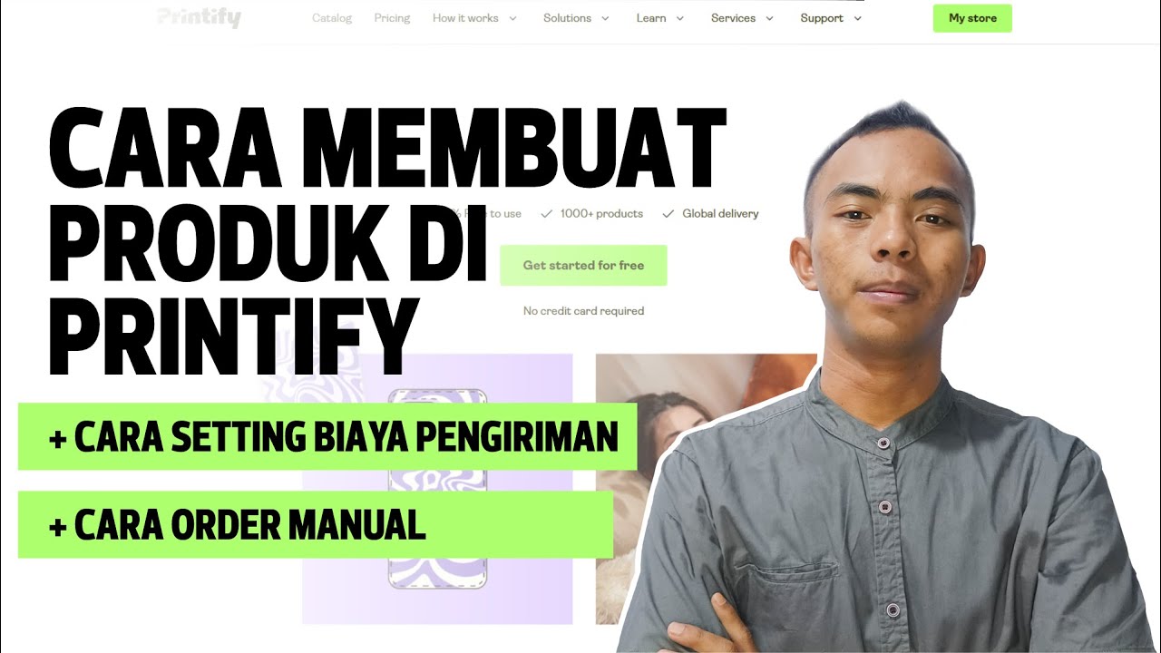 Cara Membuat Produk di Printify Yang PALING CEPAT dan MUDAH