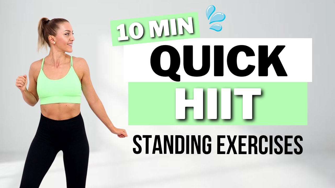 🔥10 минут низкоударная высокоинтенсивная интервальная тренировка🔥Сжигайте жир и оставайтесь в фор...