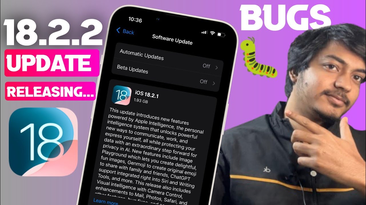 iOS 18.2.2 update | iOS 18.2.2 Update Releasing | iOS 18.2.2 Update ...
