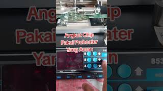 Angkat Chipset Pakai Preheater Yang Aman #laptop #laptoprepair #laptopfix