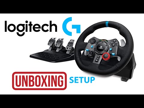 Logitech G29 steering wheel for a PS3/PS4/PS5/PC - Unboxing and Setup Complete Guide