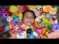 MY HUGE SQUISHY COLLECTION/ HAUL WITH MY SISTER!