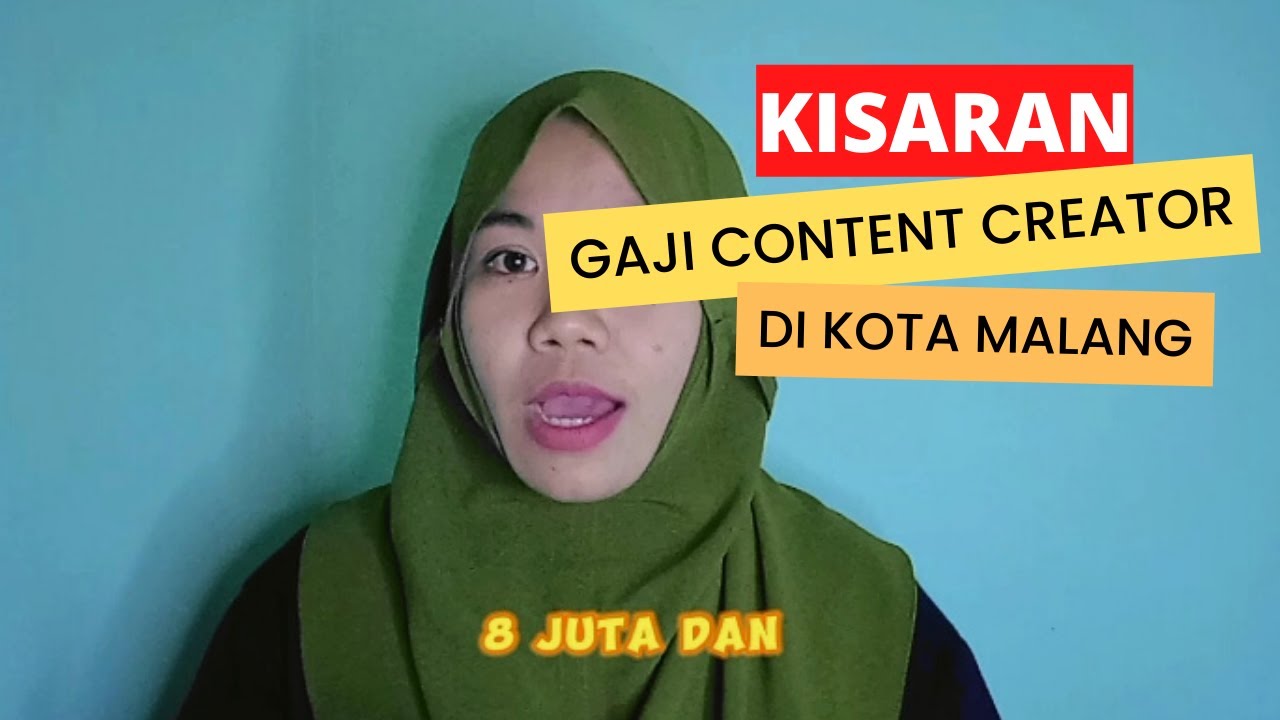 BERAPA GAJI CONTENT CREATOR PEMULA DI KOTA MALAN?! YouTube