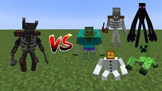 Mutant Wither Skeleton(Mutant More) Vs Mutant Monsters - Minecraft Mob Battle