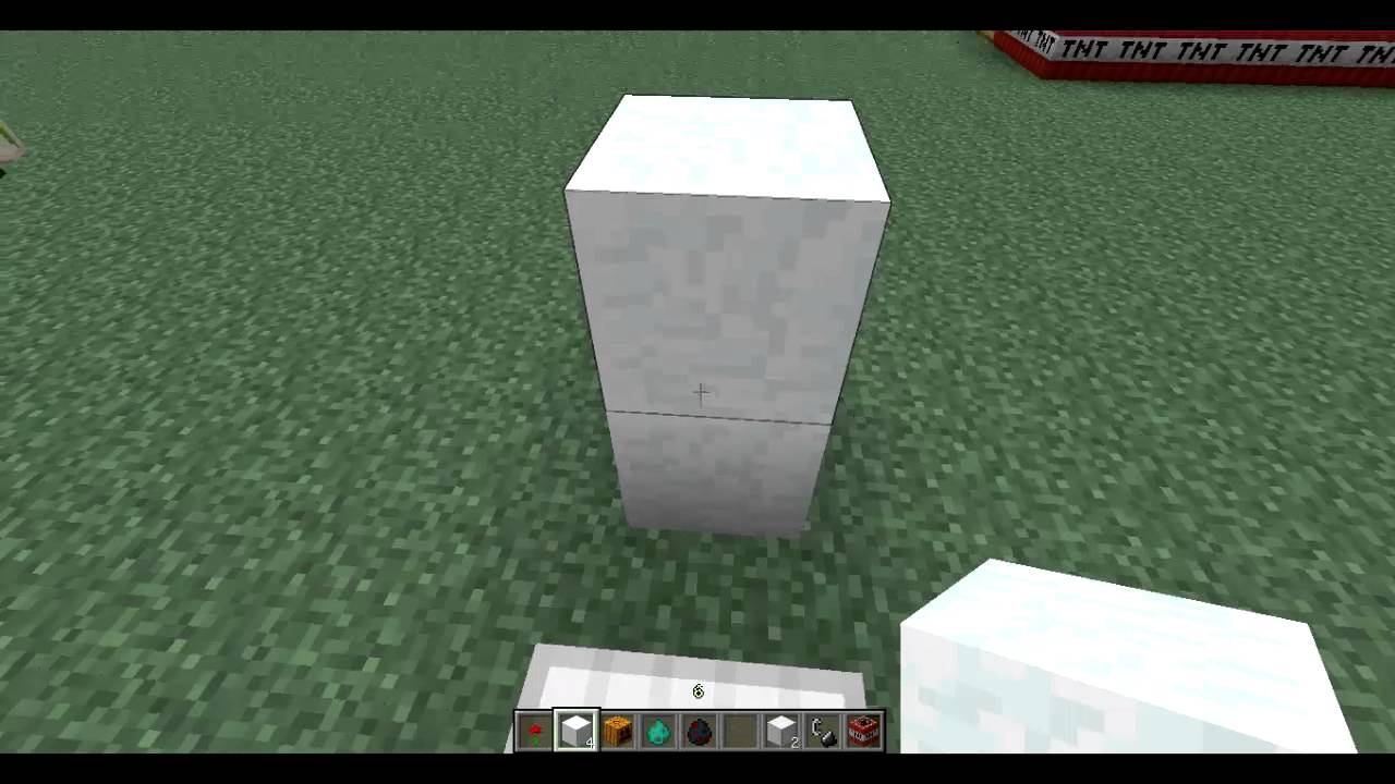 как скрафтить снеговика в minecraft #11