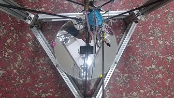 top view of 4th axis flying extruder