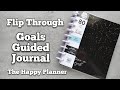 Goals Guided Journal | Flip Through | The Happy Planner Spring Release 2021