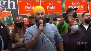 Jagmeet Singh makes campaign stop in Maple Ridge, B.C. – September 19, 2021