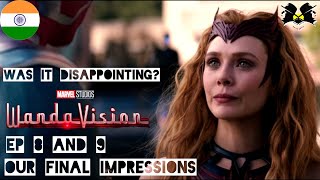 WANDAVISION | EPISODE 8 AND 9 REVIEW | MARVEL STUDIOS | ELIZABETH OLSEN |PAUL BETTANY | KATHRYN HAHN