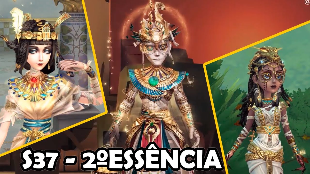 GAMEPLAY E SHOWCASE DAS SKINS DA 2º ESSÊNCIA DA SEASON 37 (Identity V ...