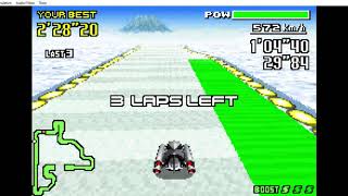 F-Zero Maximum Velocity: Silver Thunder on Long Jump Circuit