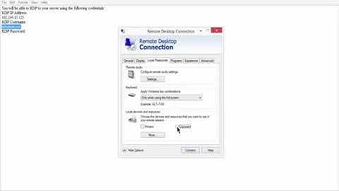 1.6. hướng dẫn đăng nhập vps bằng remote desktop connection