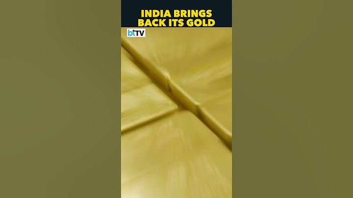 RBI Ships 100 Tonnes Of Gold Back From England, Removes 1991 Taint