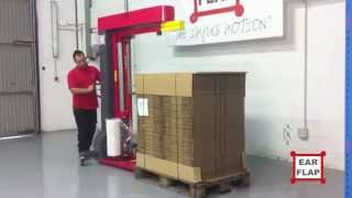 Forklift pallet wrapper ماكينة استرتش باليت متحركة