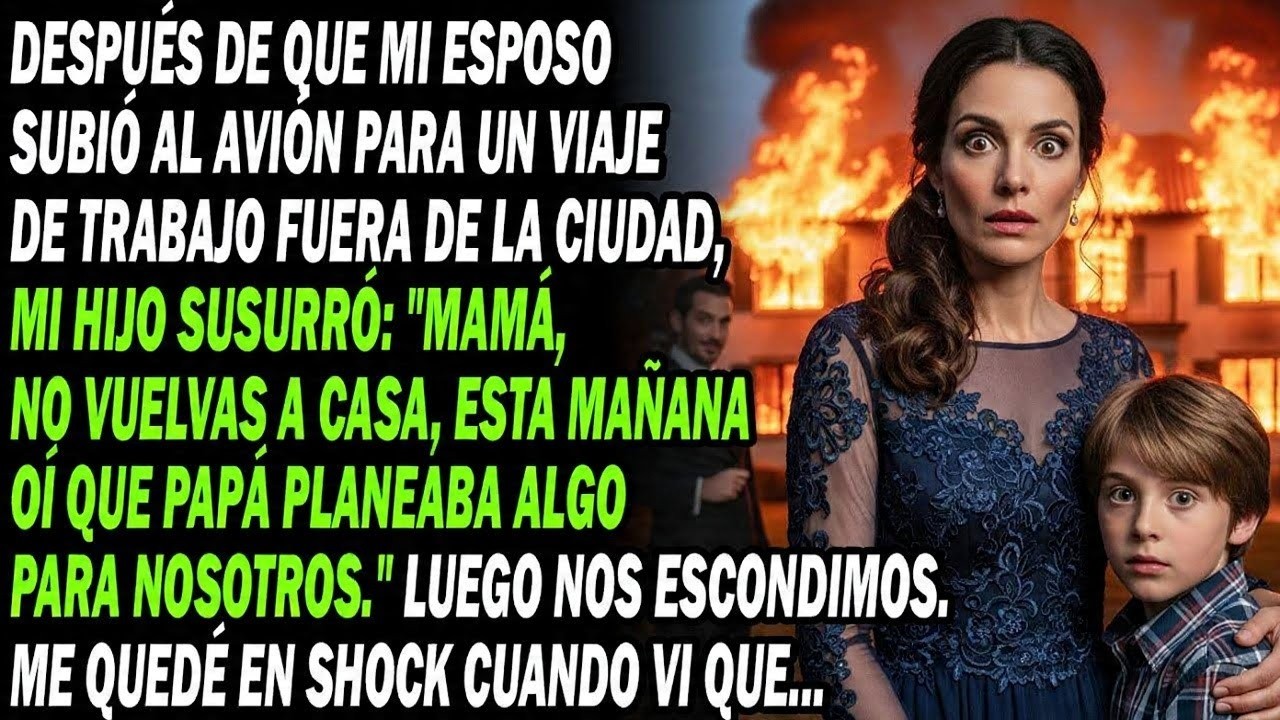 ¡Mamá, No Volvamos A Casa! 🔥, Gritó Mi Hijo Aterrado. Shock Mi Esposo Planeaba... 😱