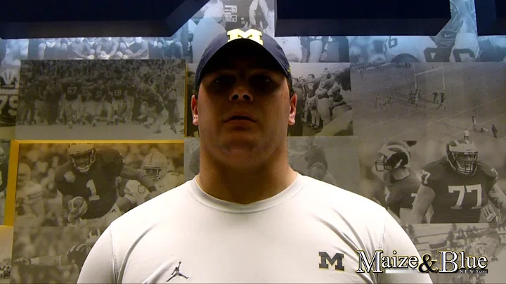 Ben Bredeson talks O-line progress in spring ball