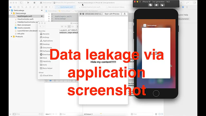 Data leakage via application screenshot and how to prevent theme - DayDayNews