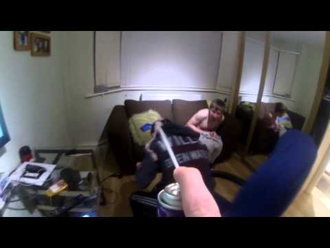 SILLY STRING PRANK!!