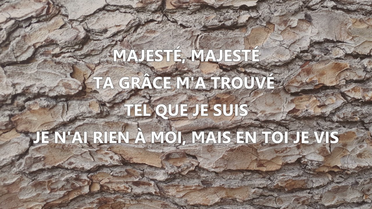 Majesté (Me Voici) - Instrumental avec paroles