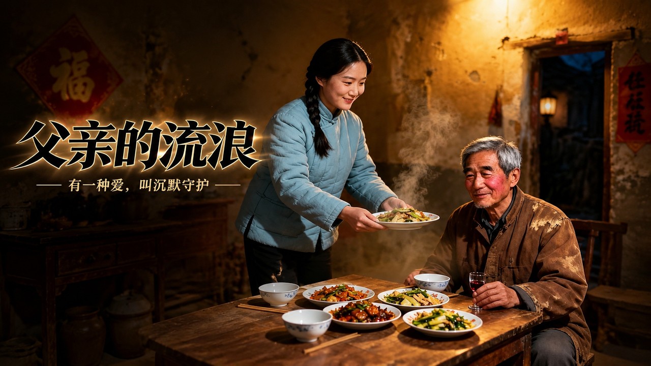 【精选AI短剧】富商装穷试孝心，三子女态度天差地别！一碗热粥换来亿万遗产，逆袭打脸！《父亲的流浪》#一口氣看完 #完結文 #情感 #短剧 #重生 #逆袭 #曹操孟德
