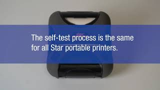 SM Portable Series Printer Self-Test | Star Micronics Mobile Printer Guide