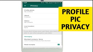 How to hide whatsapp profile picture from some people
How to Hide WhatsApp Profile Picture/Status 2018. Use these built in settings to hide whatsapp profile picture or status from certain people or stalkers. Change your privacy settings on whatsapp.
To share ideas or to ask questions you can reach me using the following links:
Facebook Page: https://goo.gl/gns8u1
Twitter: https://www.twitter.com/_awaisnoor
Blog: https://planetlearno.blogspot.com/
SUBSCRIBE: https://goo.gl/hgwQ5h
THANKS FOR WATCHING! How to hide whatsapp profile picture from some people