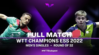 FULL MATCH | Marcos Freitas vs Truls Moregard | MS Rd 32 | WTT Champions ESS 2022